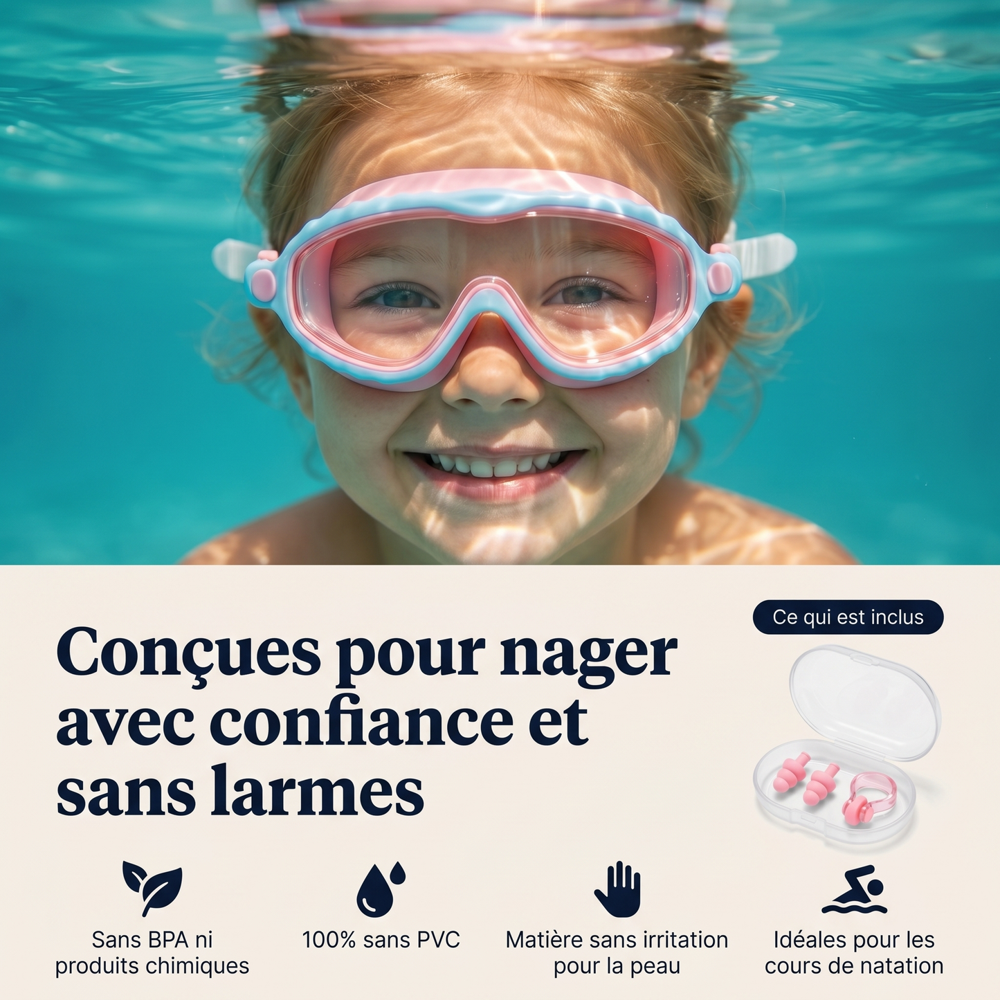 Lunettes de piscine Gloovi™